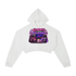 Cropped hoodie Sorry I Have Plans oat gray