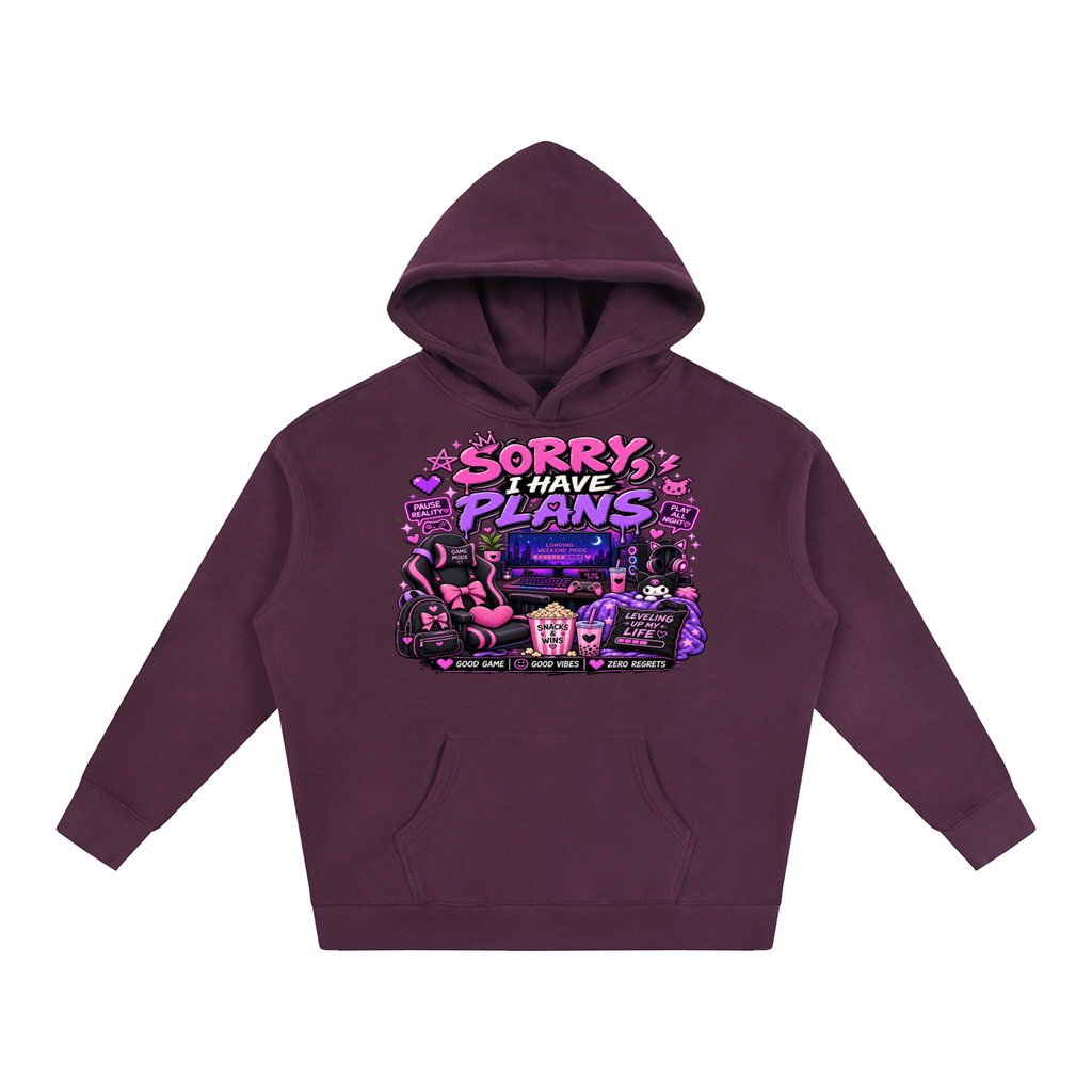 Sorry, I'm Gaming Cozy Oversized Hoodie