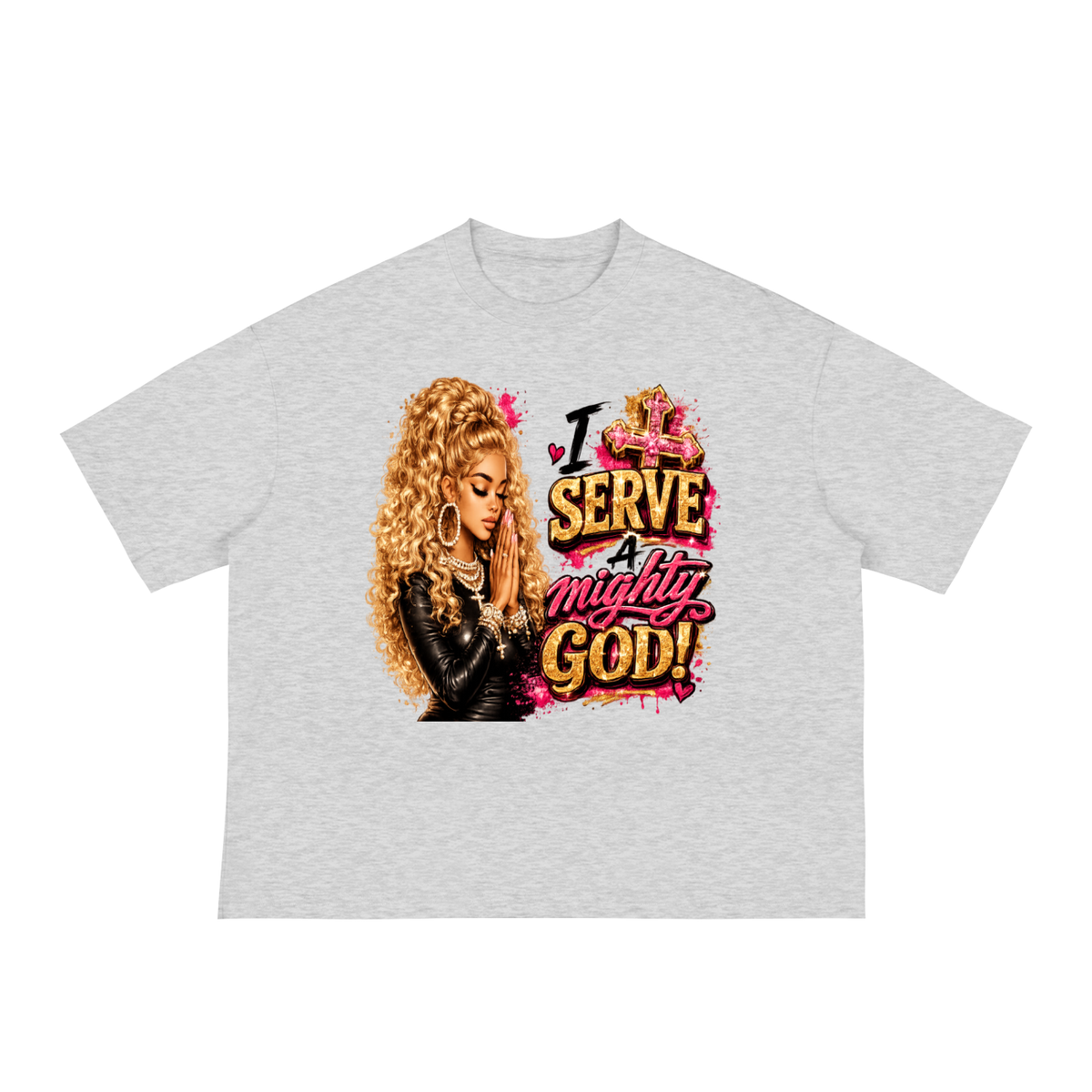 My God Faith Boxy Graphic Tee