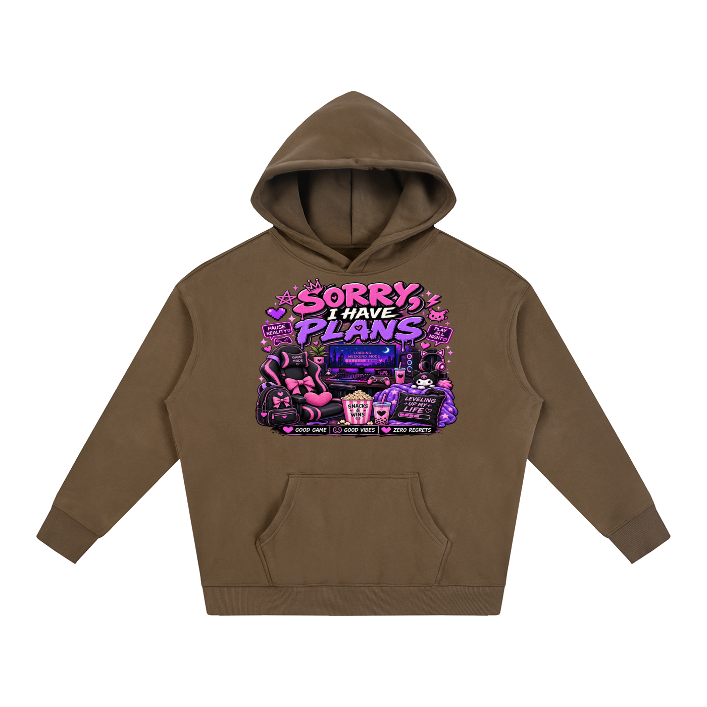 Sorry, I'm Gaming Cozy Oversized Hoodie