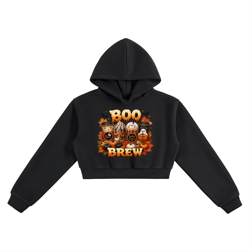 Brew Cropped Hoodie