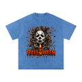 Halloween Vintage Snow-Wash Oversized Tee
