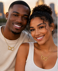 Double Heart Pendant (Waterproof 18K Gold Plated)