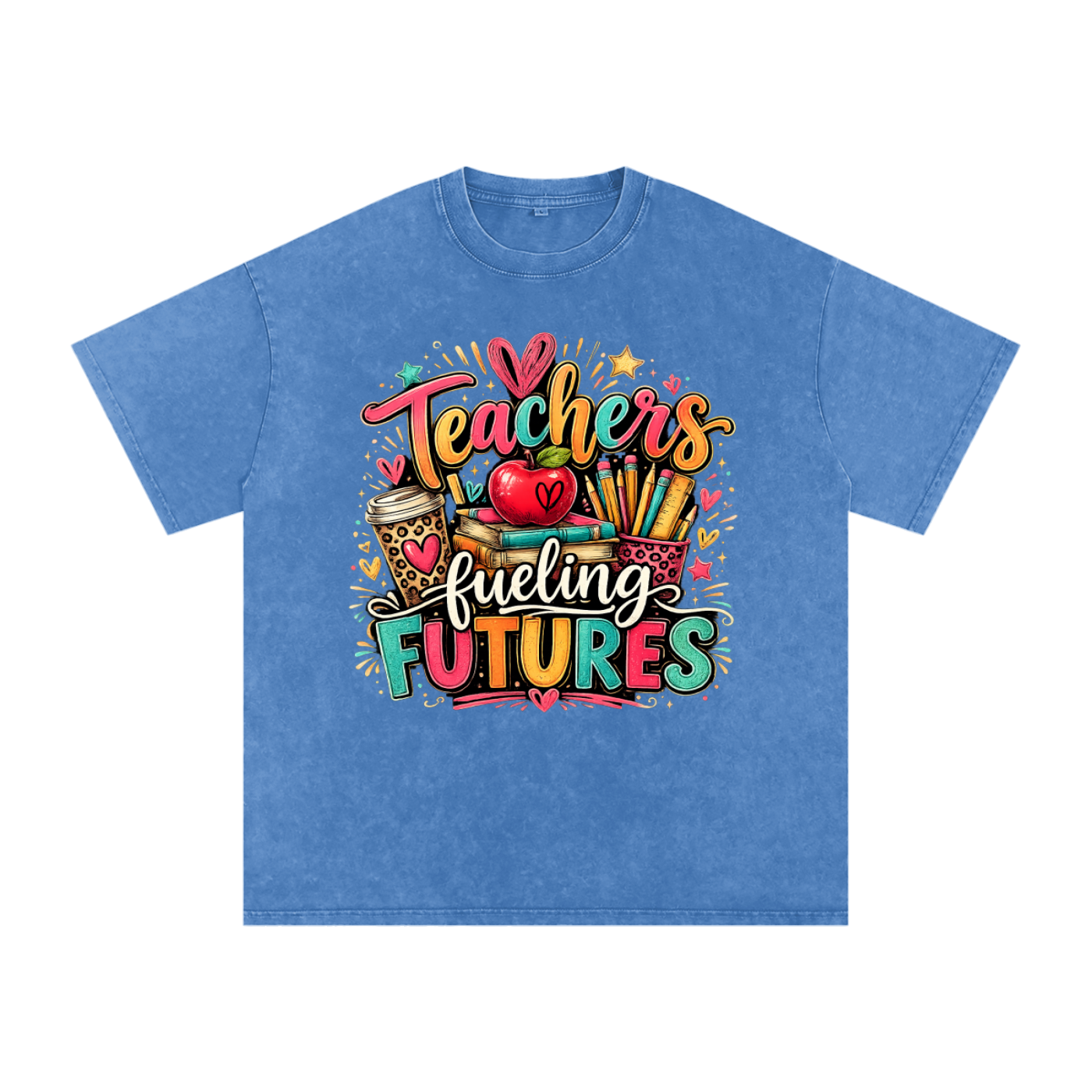 "Teachers Fueling Futures" Oversized Cotton T-Shirt