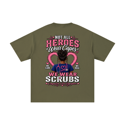 Nurse tee Not All Heroes Wear Capes cotton shirt