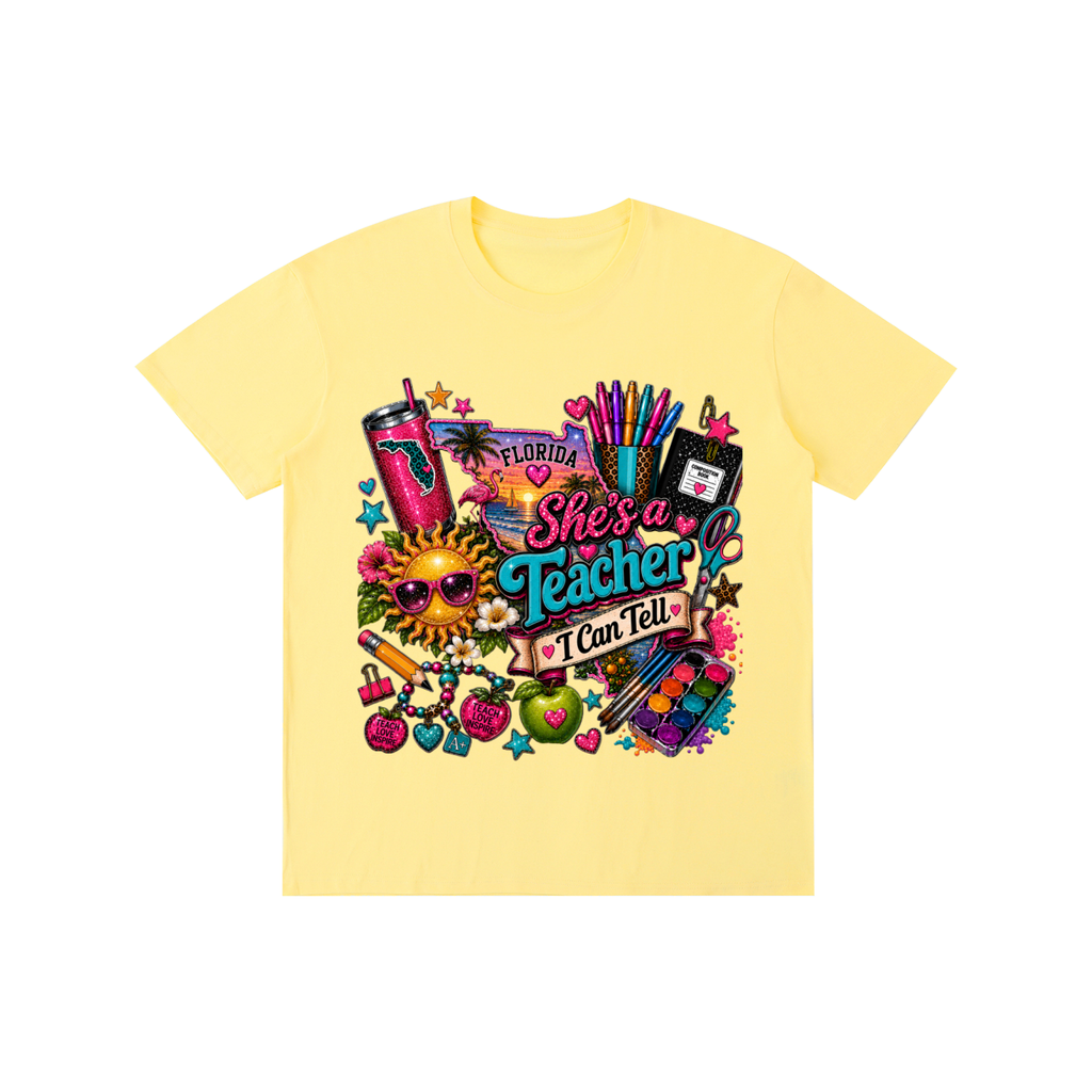 Florida "She's a teacher" unisex t-shirt