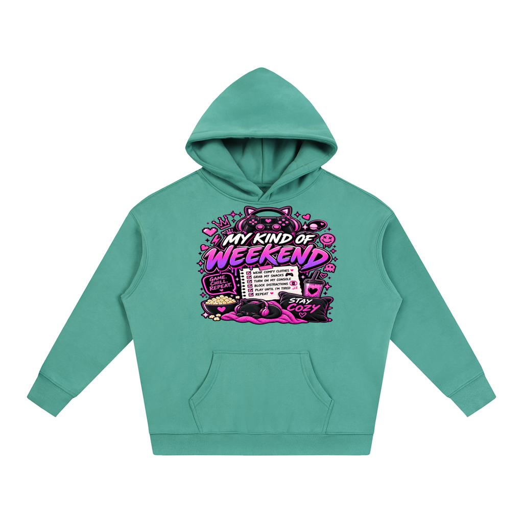 My Type of Wknd Cozy Oversized Hoodie