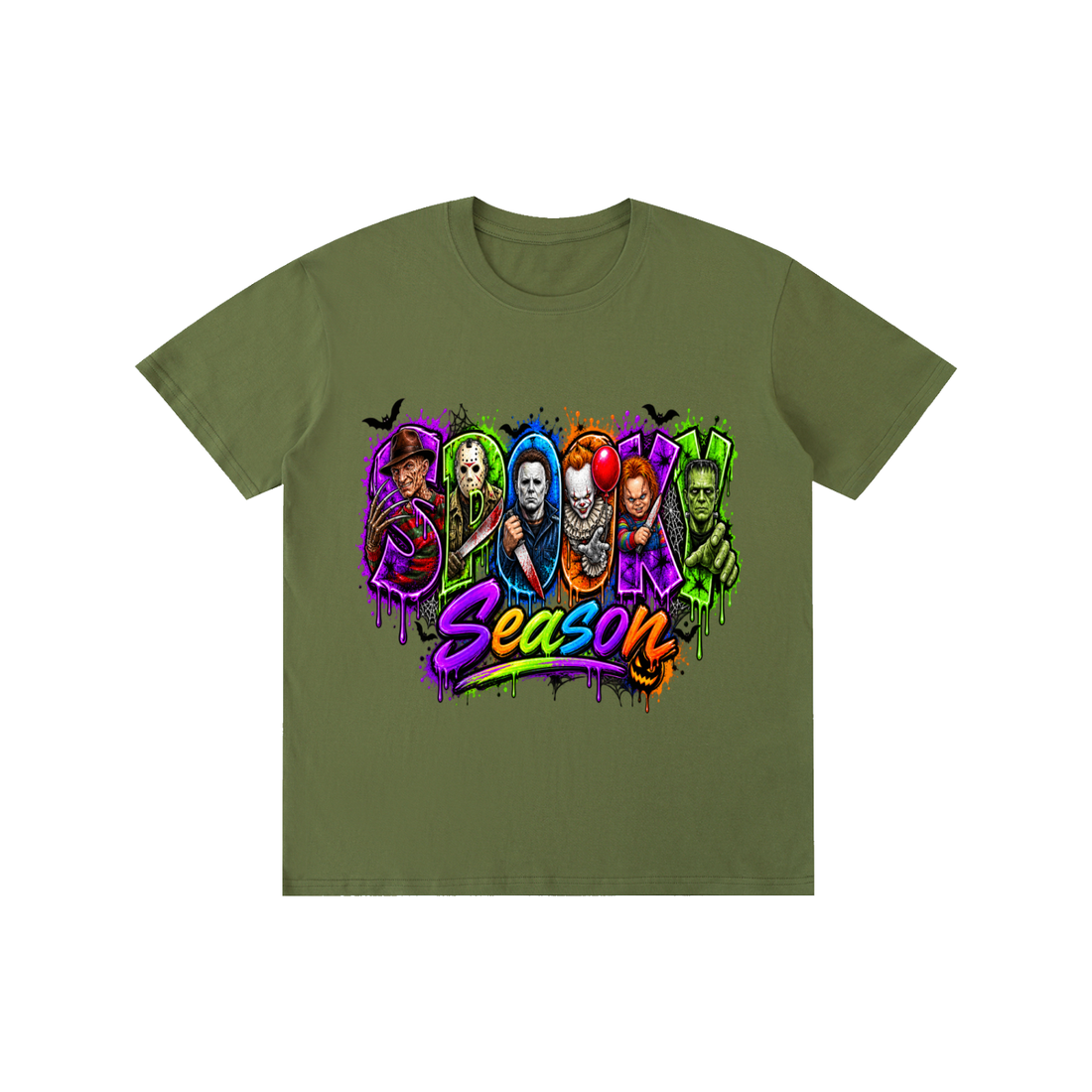 Spooky vibe t-shirt pure cotton front
