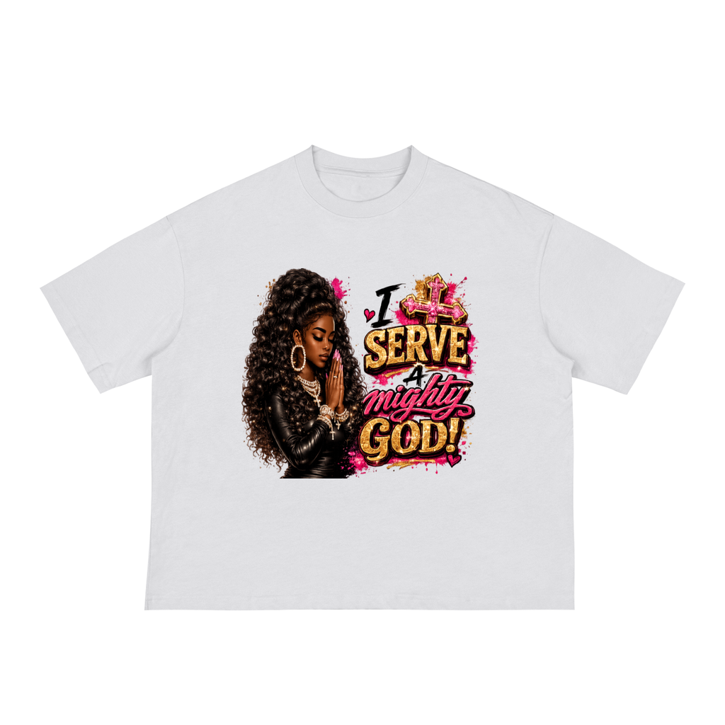 "Mighty GOD" Classic Loose Boxy Tee