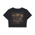 Fitted Crop Cotton T-Shirt