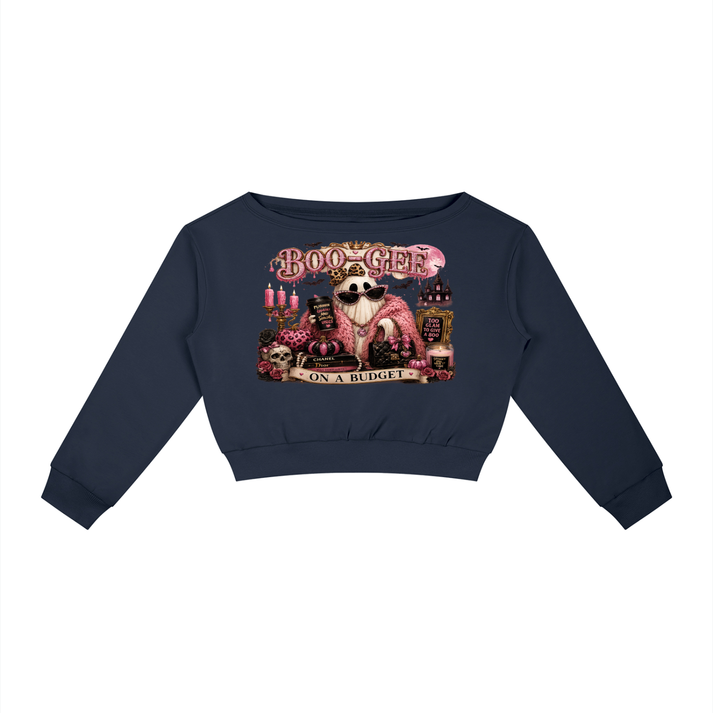 Budget babe Women's Off-Shoulder Sweatshirt