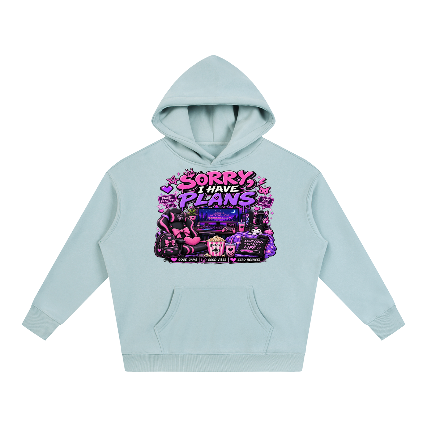 Sorry, I'm Gaming Cozy Oversized Hoodie