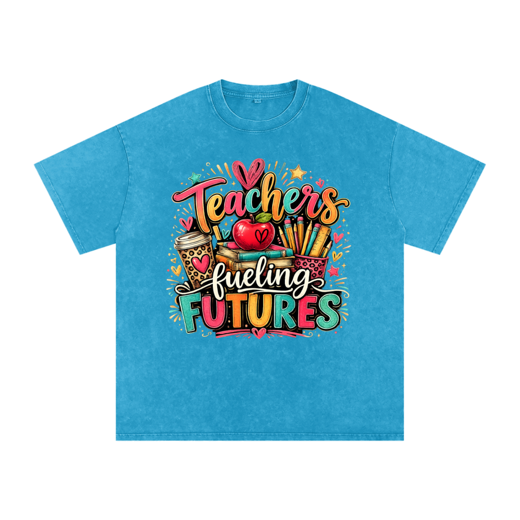"Teachers Fueling Futures" Oversized Cotton T-Shirt