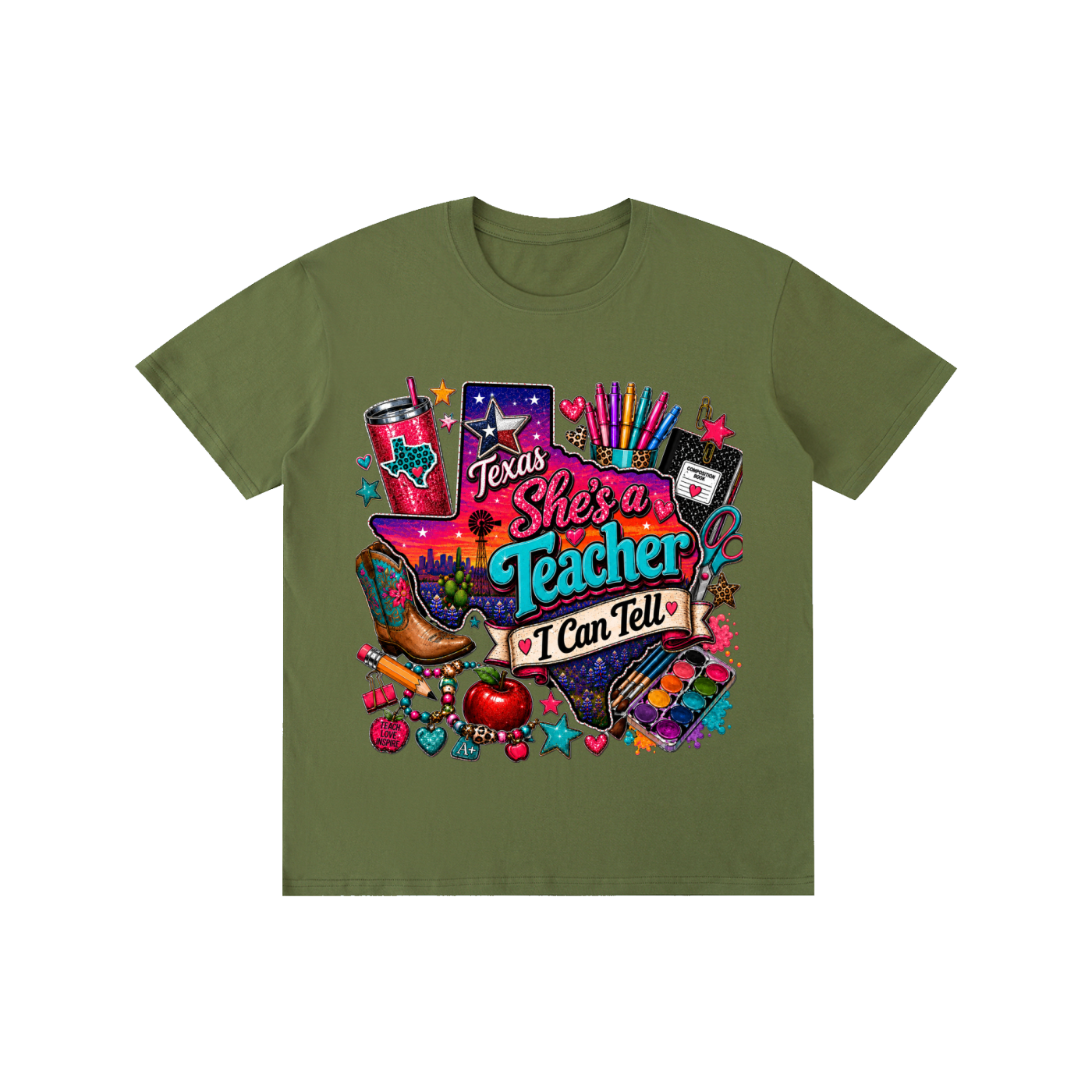 Texas "she's a teacher" Unisex T-Shirt