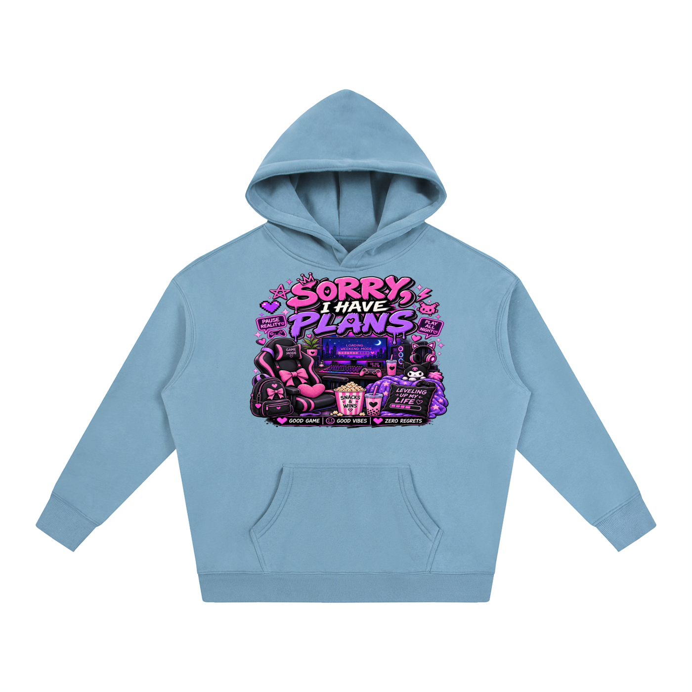 Sorry, I'm Gaming Cozy Oversized Hoodie