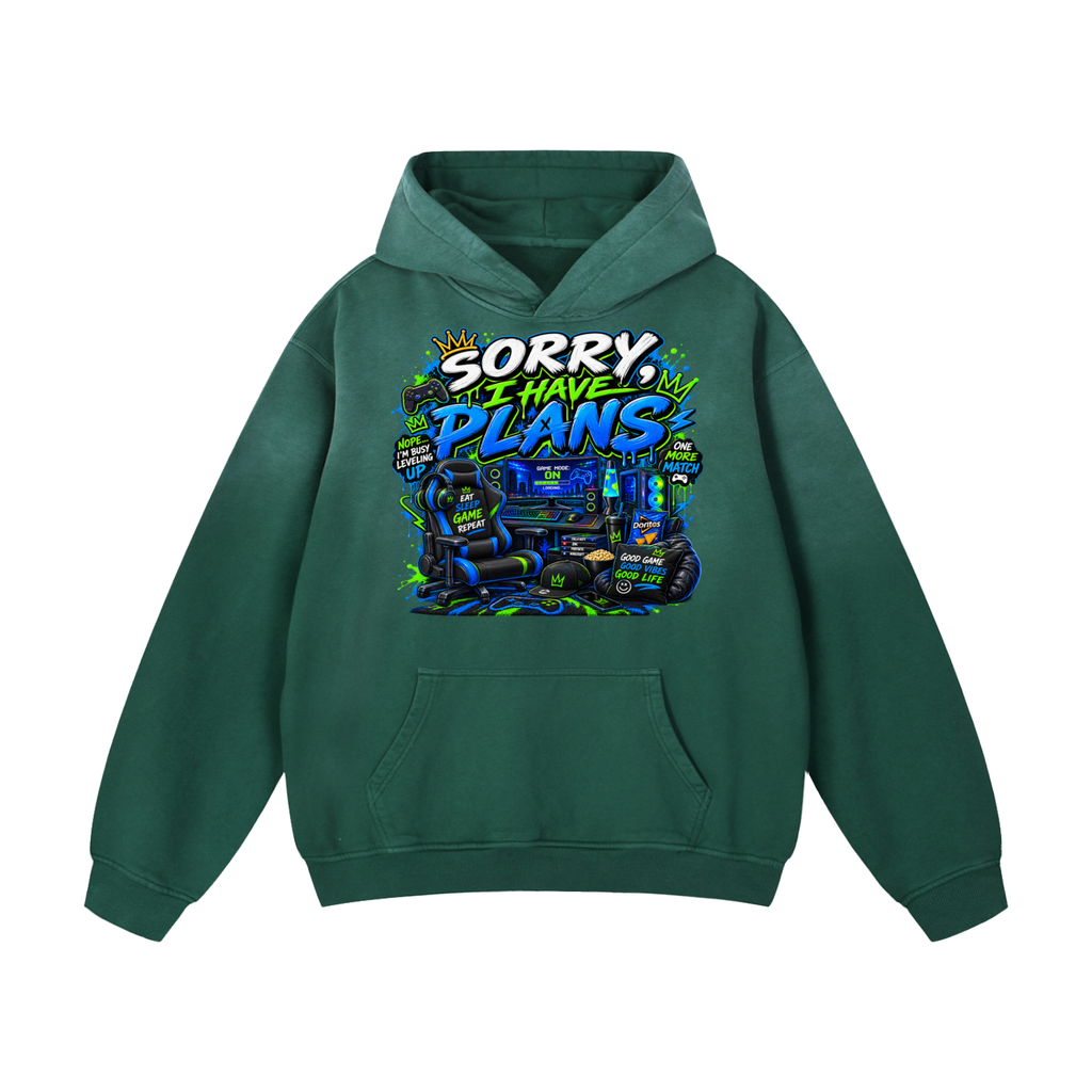 Sorry, I Have Plans. Gamer Hoodie