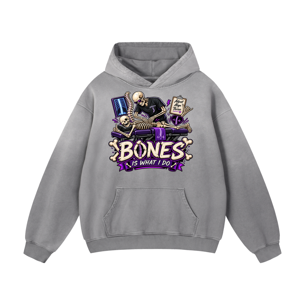 Skeleton Vibes Oversized Hoodie