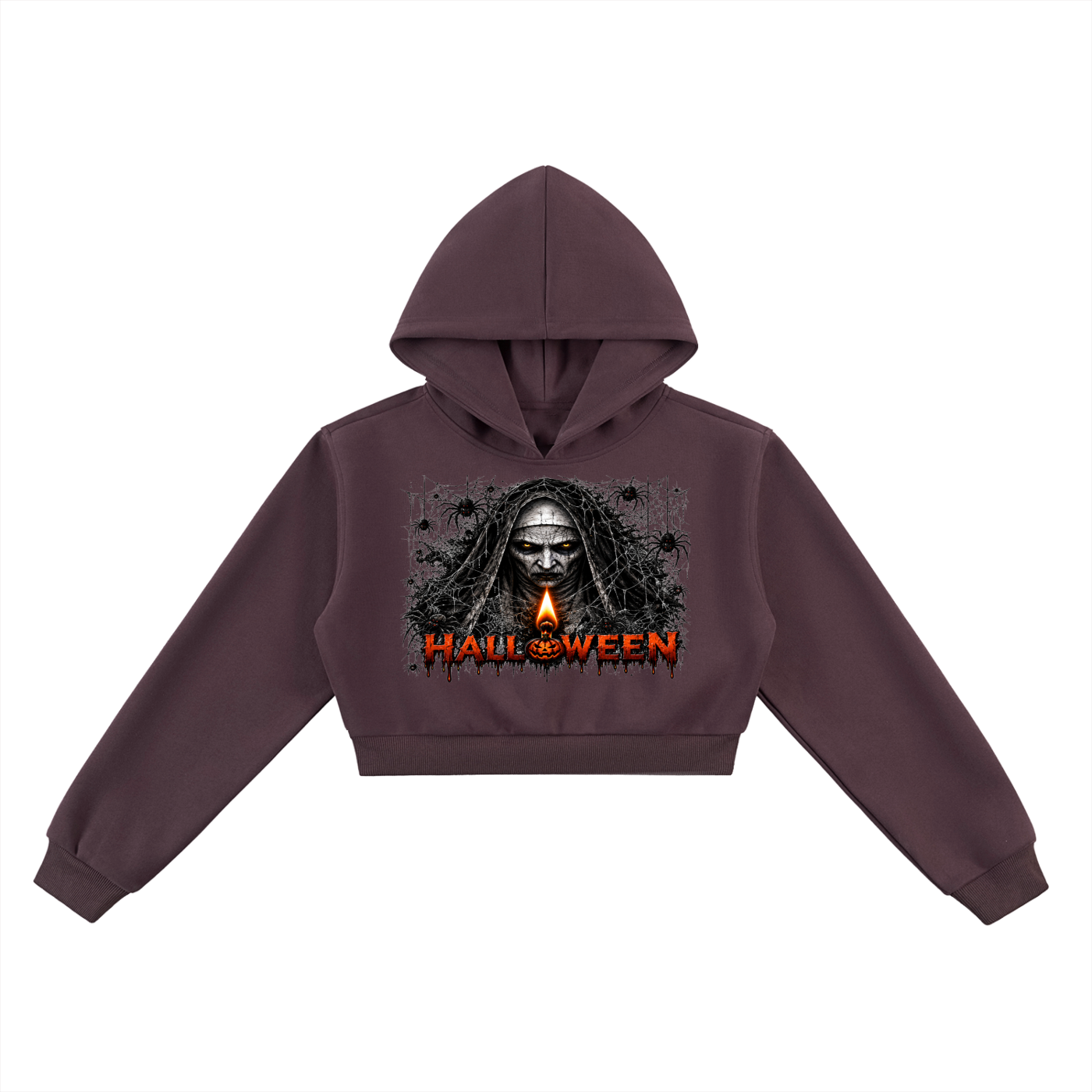 Nun Essential Cropped Hoodie
