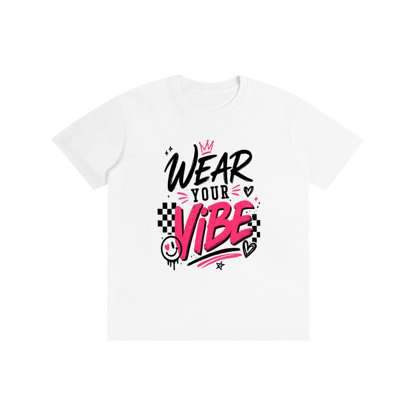 "Vibe Check" Pure Cotton Unisex T-Shirt