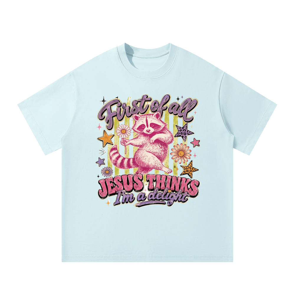 "I'm a delight " Unisex Oversized T-Shirt