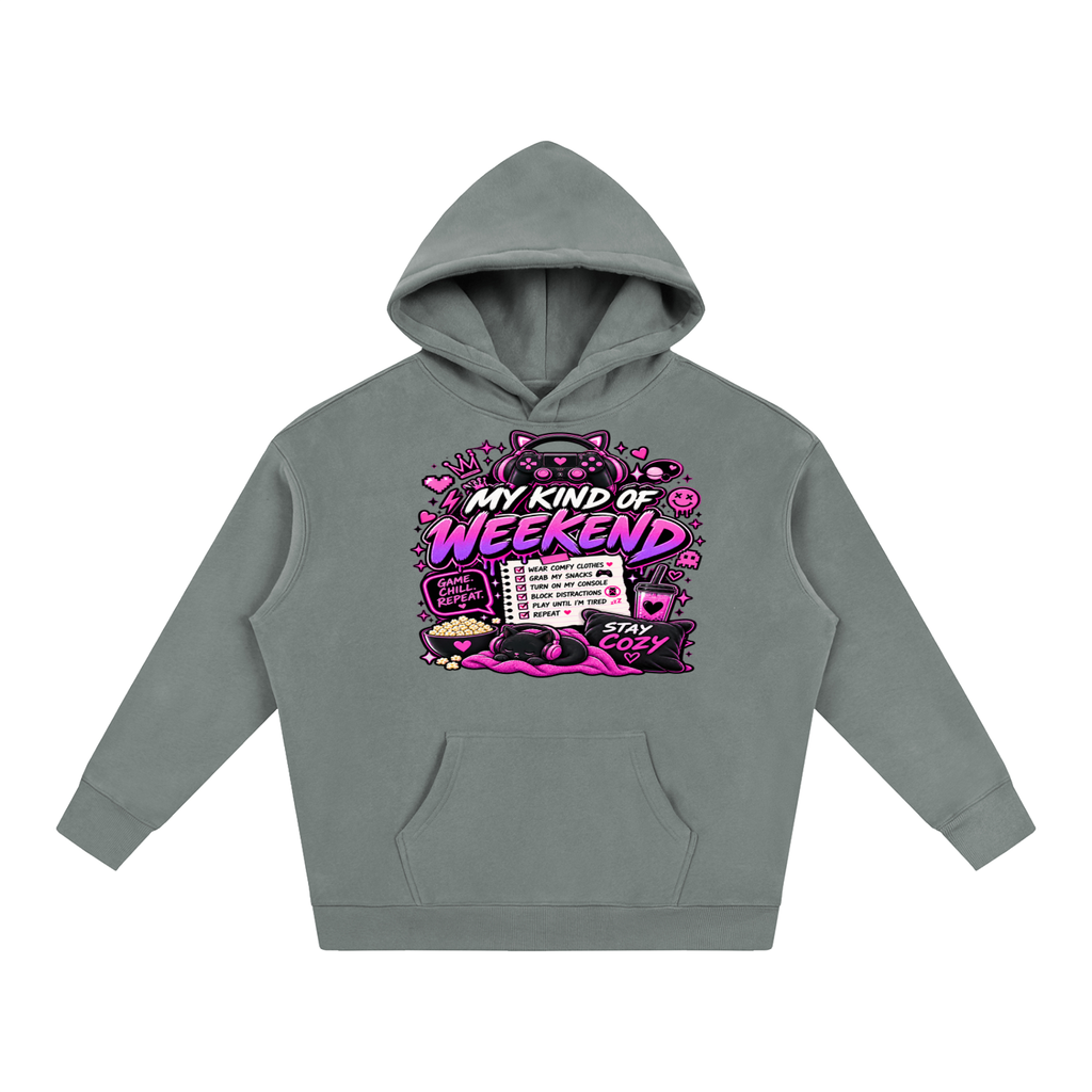 My Type of Wknd Cozy Oversized Hoodie