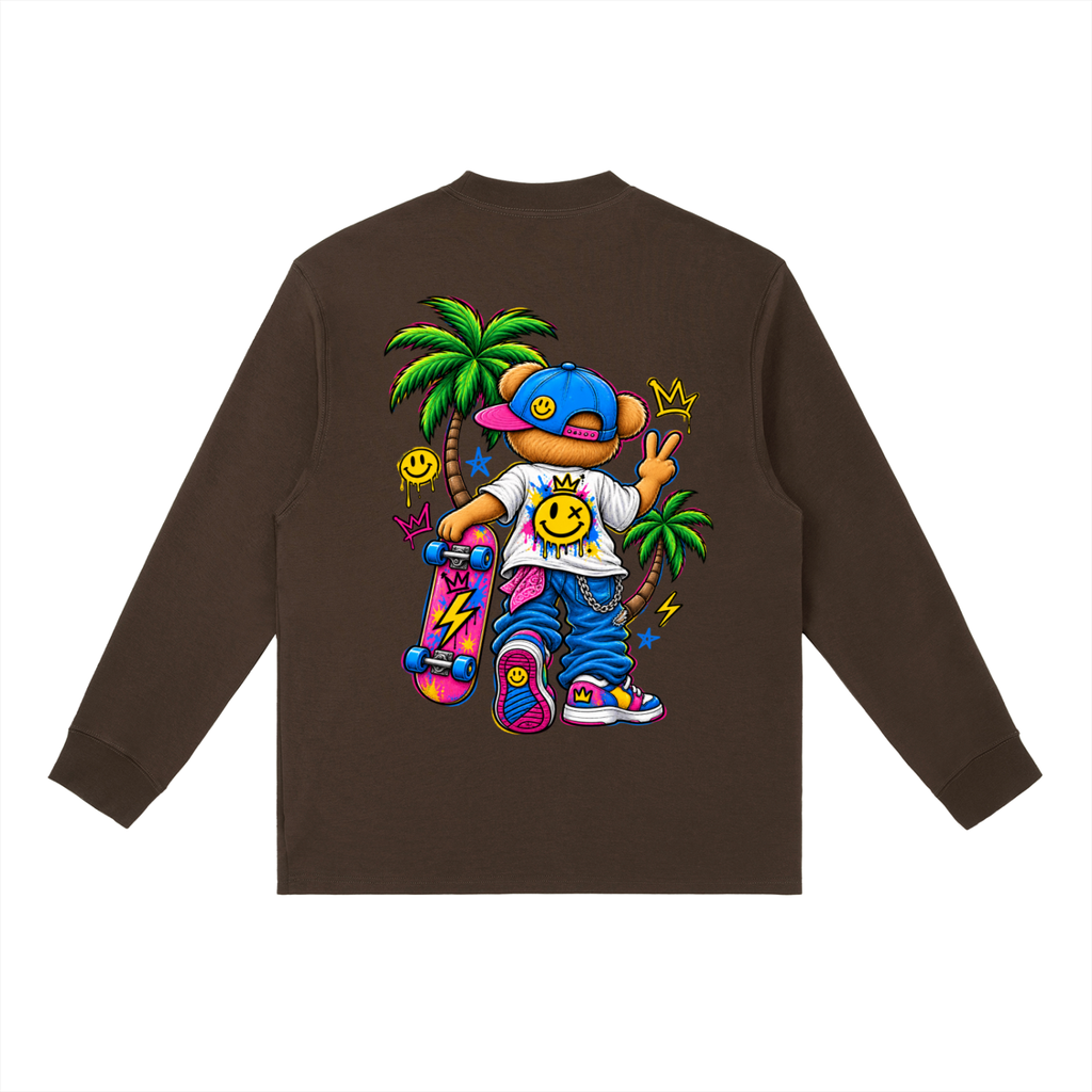 "Peace teddy" Long-Sleeve T-Shirt