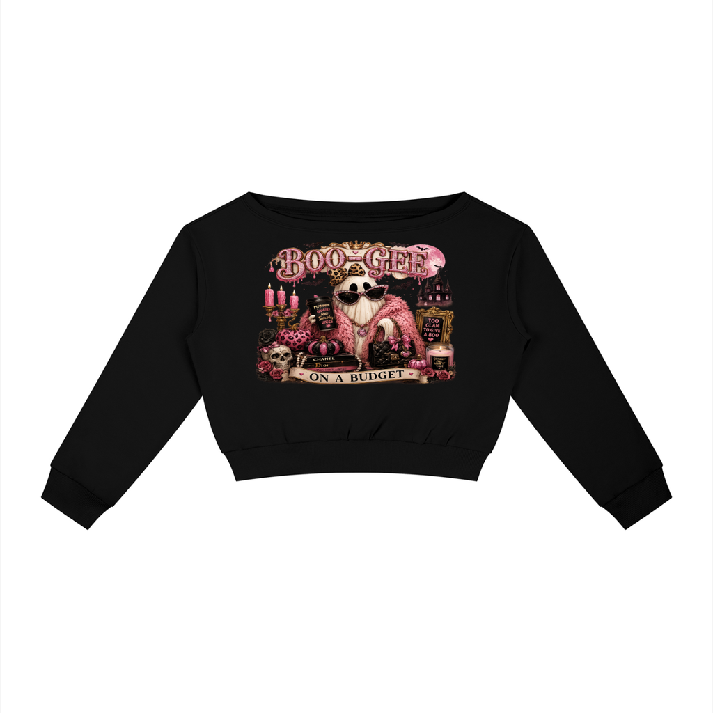 Budget babe Women's Off-Shoulder Sweatshirt