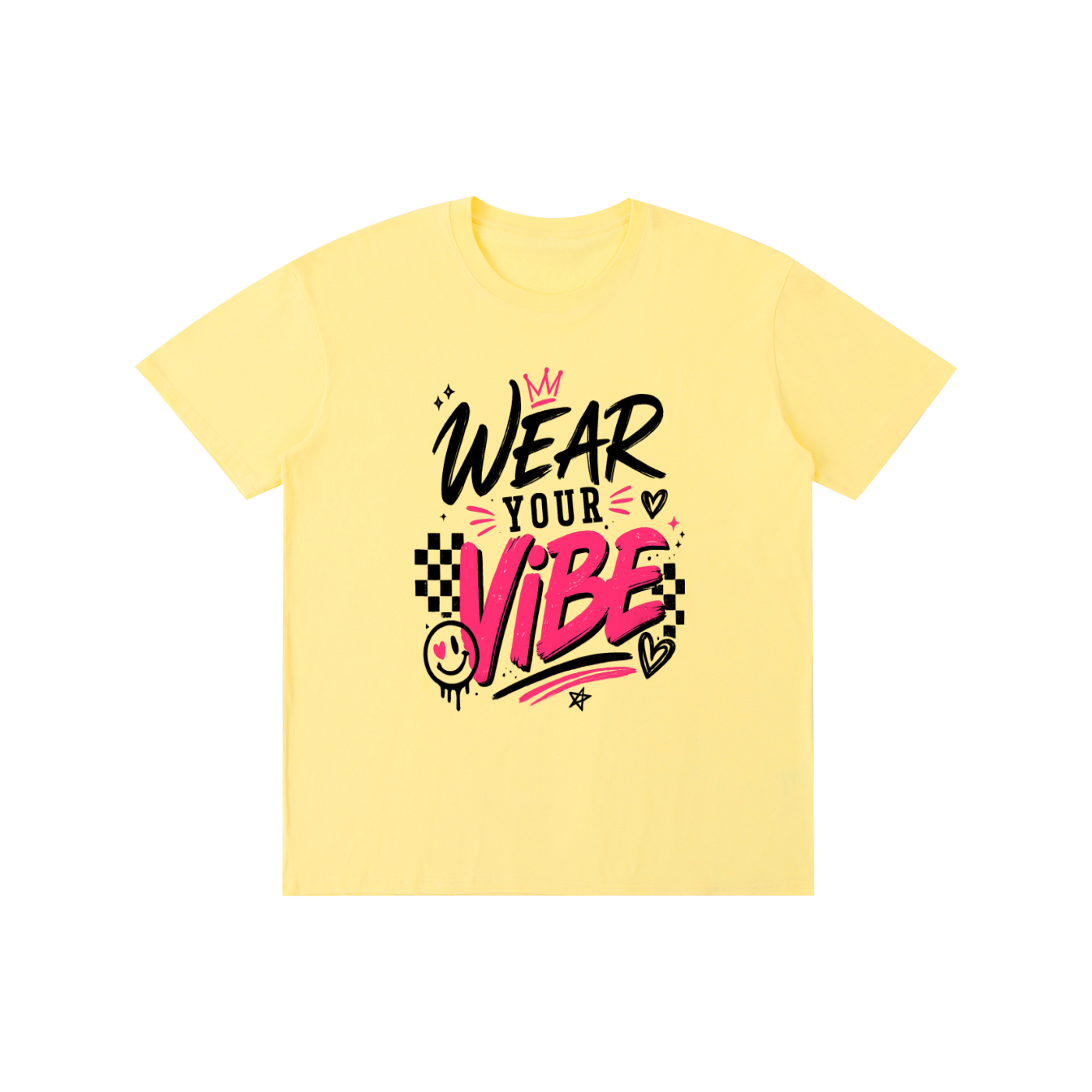 "Vibe Check" Pure Cotton Unisex T-Shirt