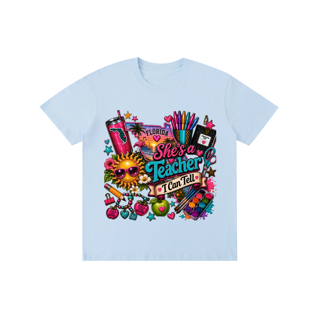 Florida "She's a teacher" unisex t-shirt