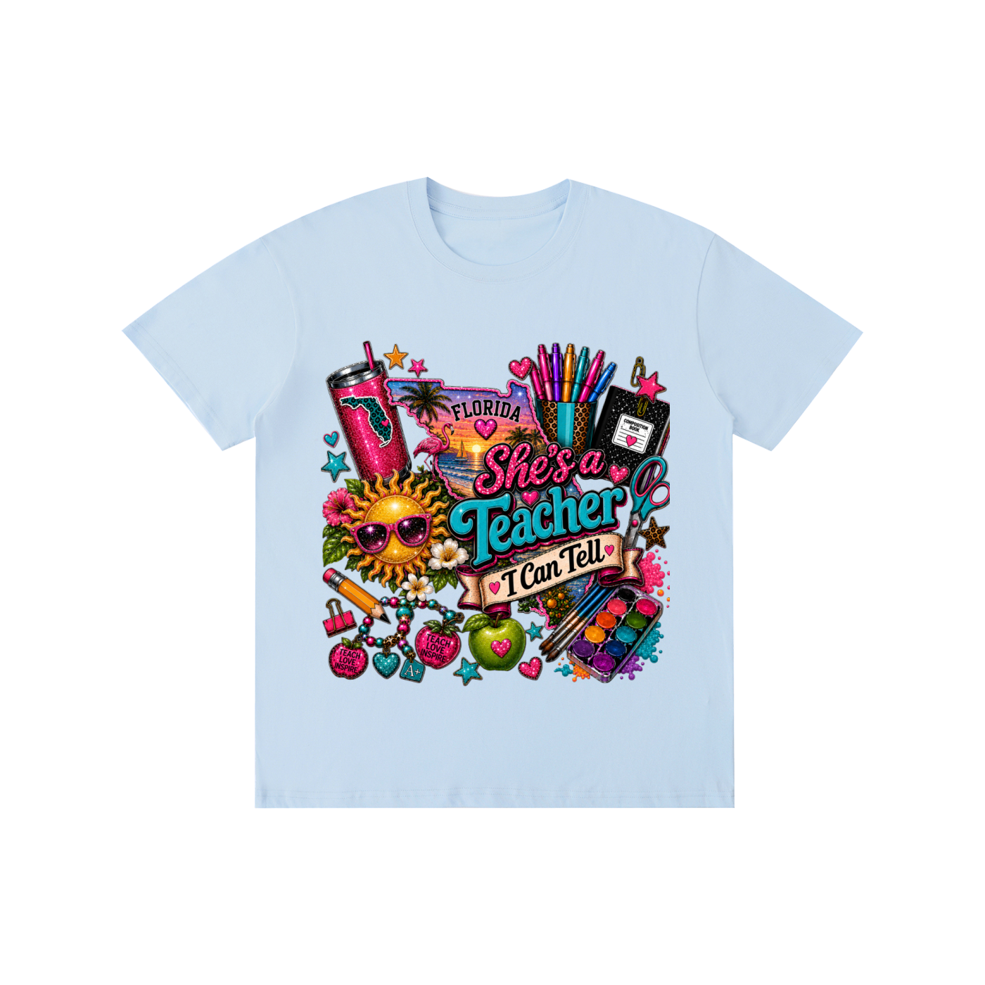 Florida "She's a teacher" unisex t-shirt