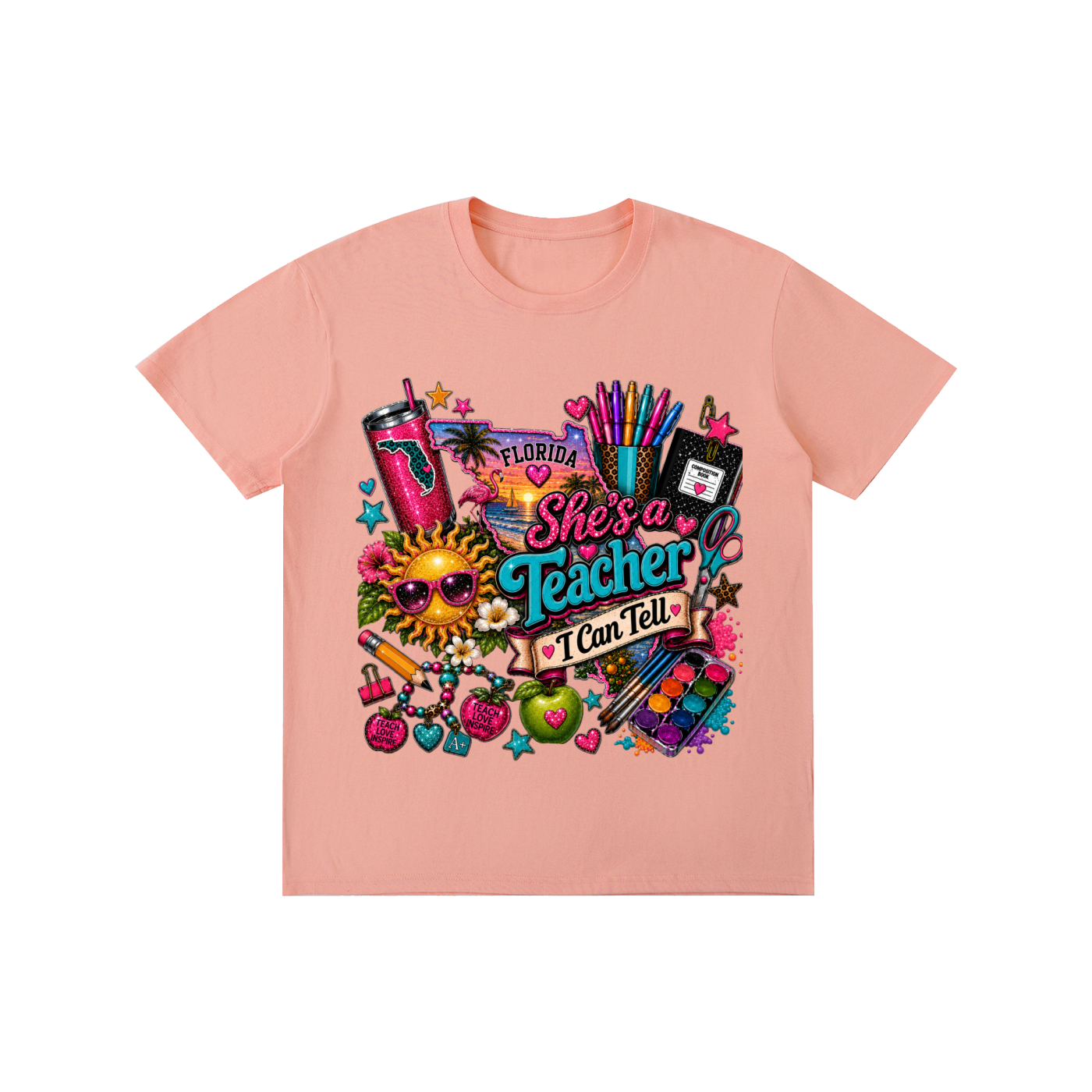Florida "She's a teacher" unisex t-shirt