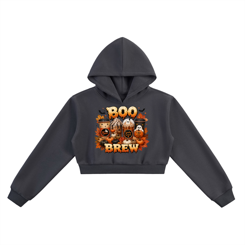 Brew Cropped Hoodie