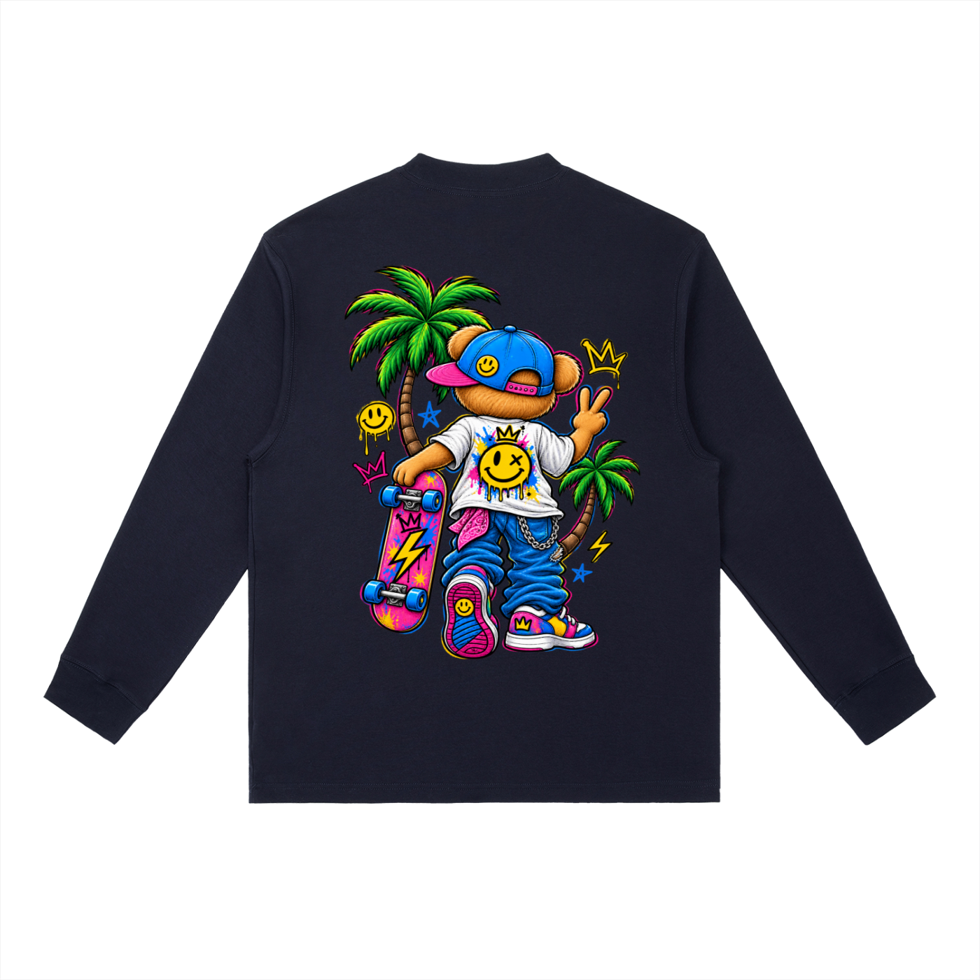 "Peace teddy" Long-Sleeve T-Shirt