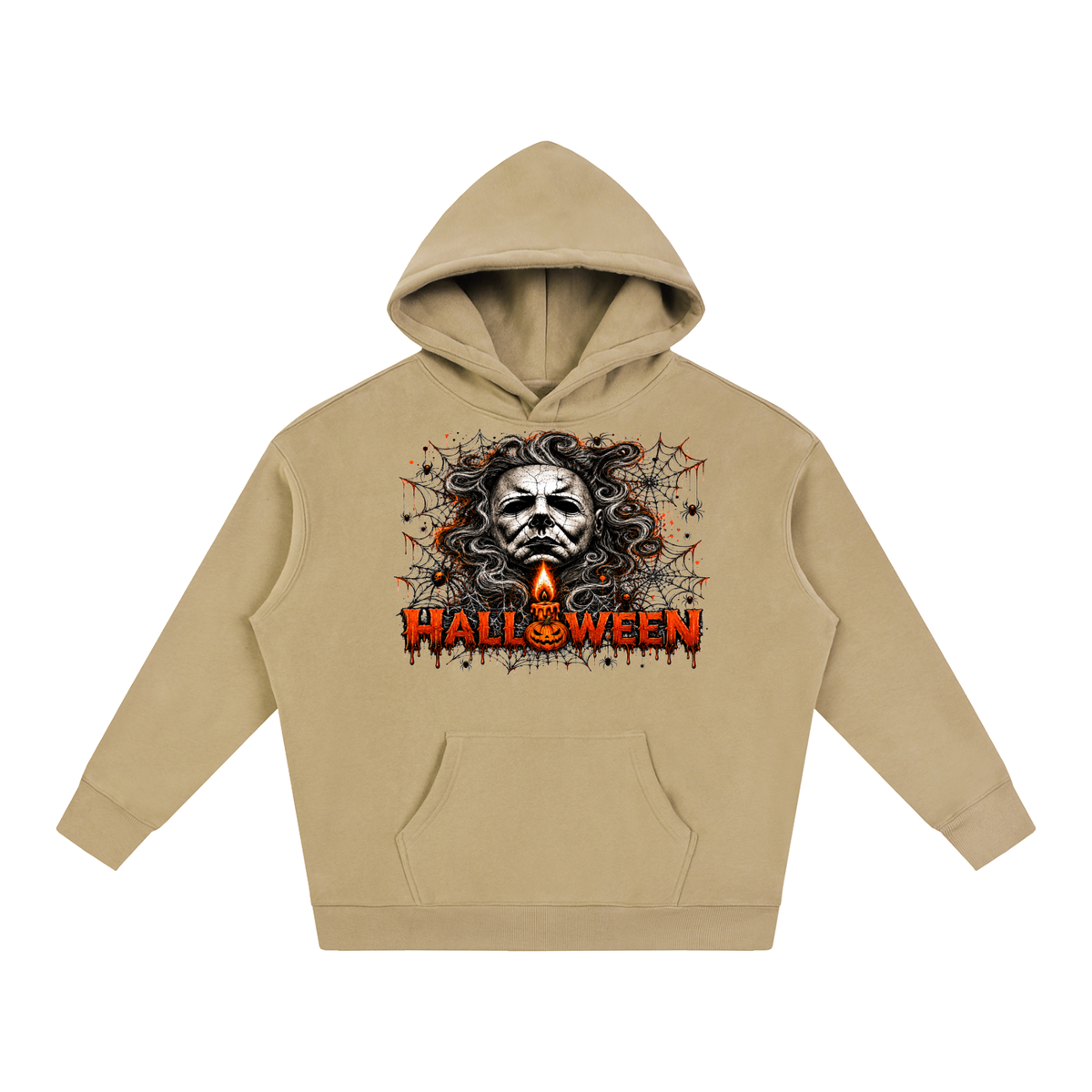 Oversized Halloween hoodie relaxed fit design
