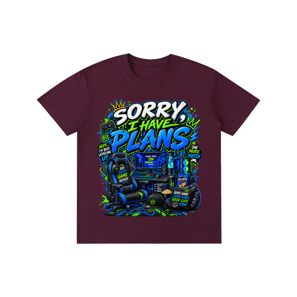 Sorry, I'm Gaming Classic Cotton Tee