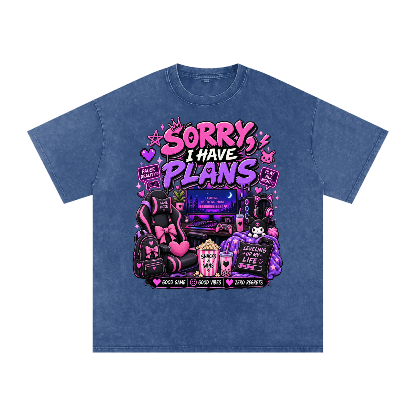 Sorry, I'm Gaming Cozy Oversized Tee