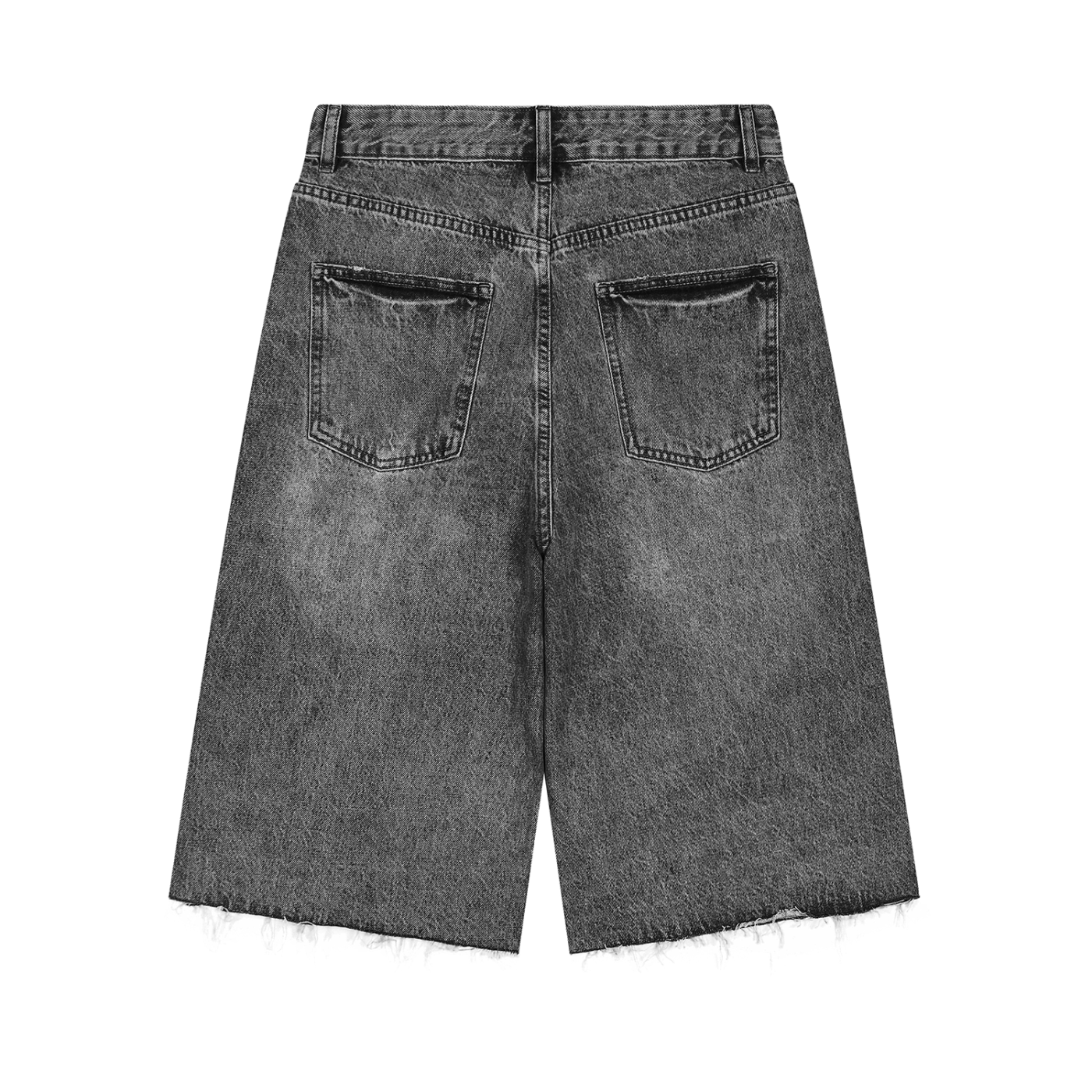 "Vibe Check" Men’s Vintage Wide Leg Denim Shorts
