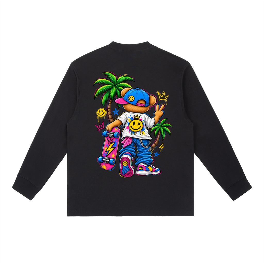 "Peace teddy" Long-Sleeve T-Shirt