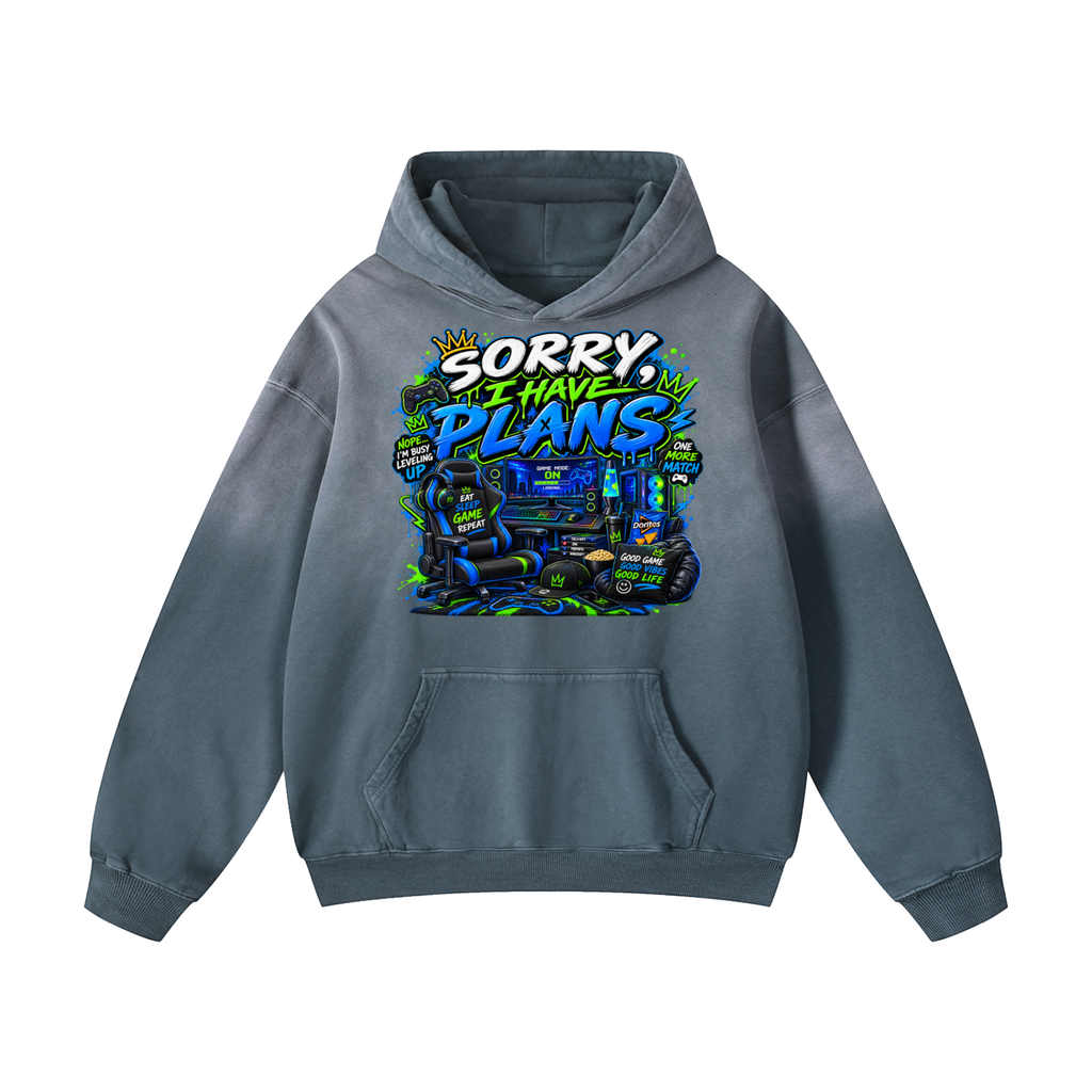 Sorry, I Have Plans. Gamer Hoodie