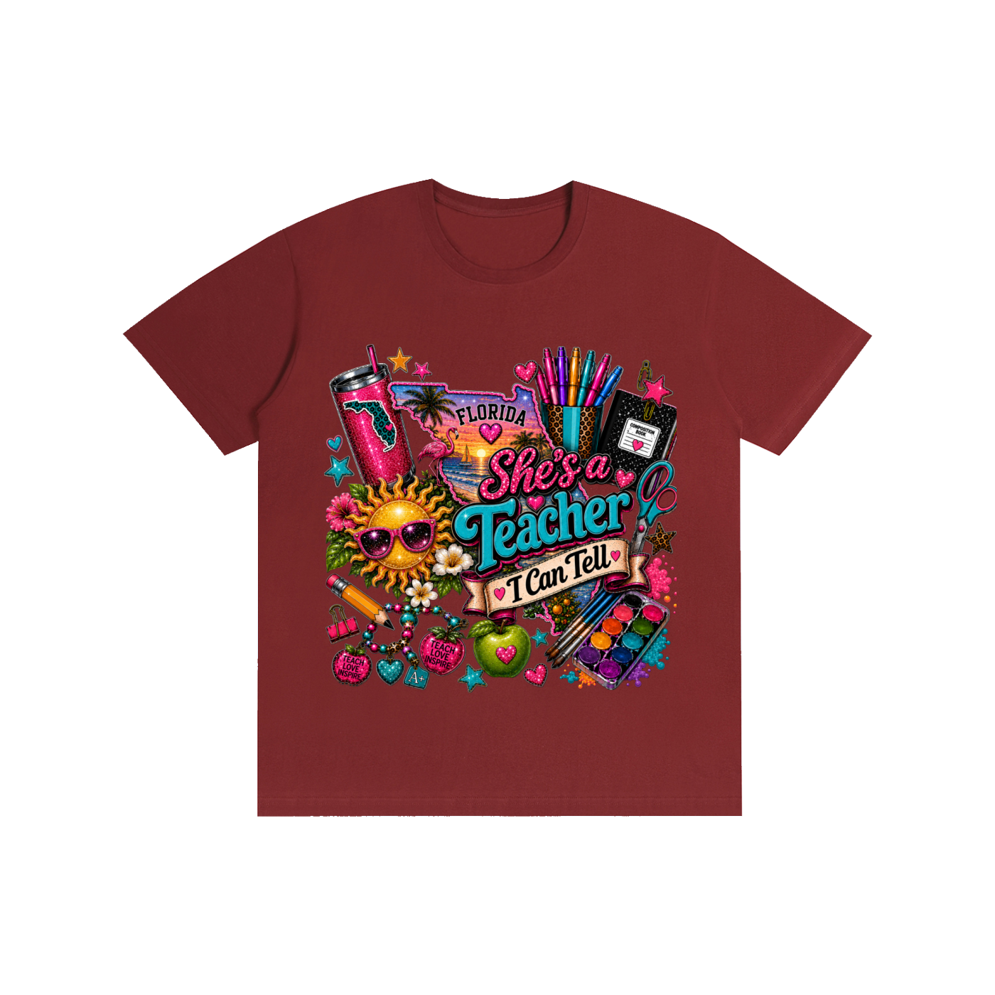 Florida "She's a teacher" unisex t-shirt
