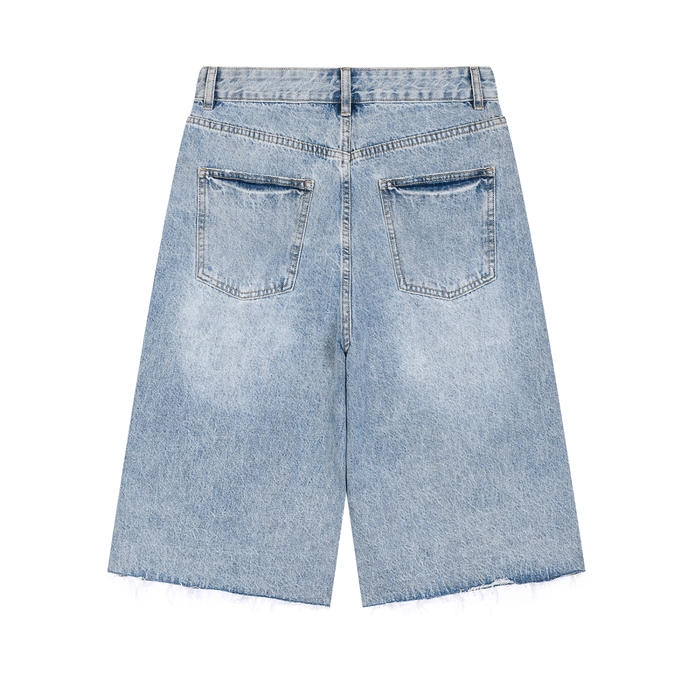 "Vibe Check" Men’s Vintage Wide Leg Denim Shorts